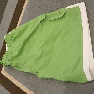 Men's 3X castaways geen and white swim short